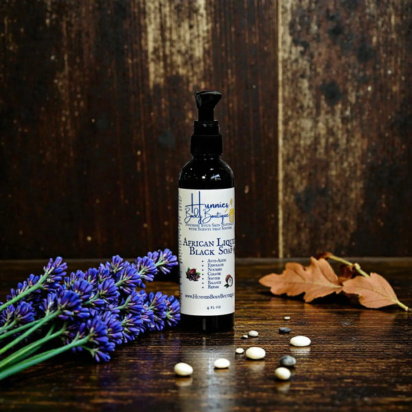 African Liquid Black Soap – 100% Raw Pure Natural From Ghana 4oz
