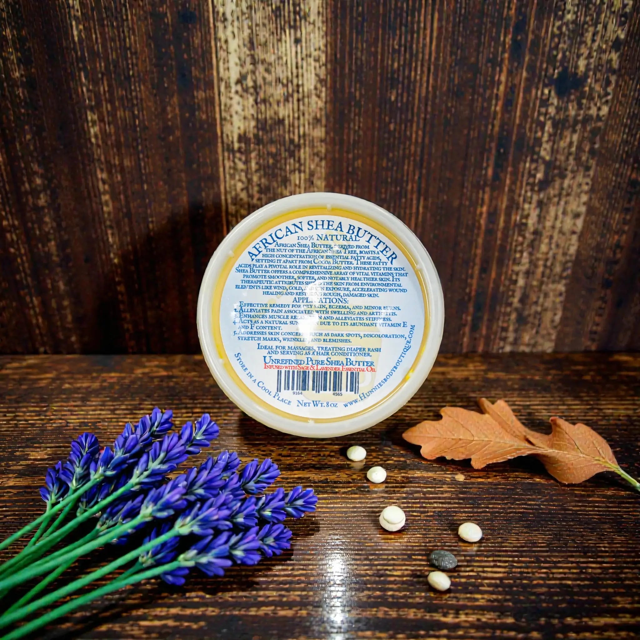 Organic African Shea Butter - Sage & Lavender