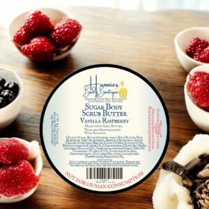 Vanilla Raspberry Sugar Body Scrub Butter